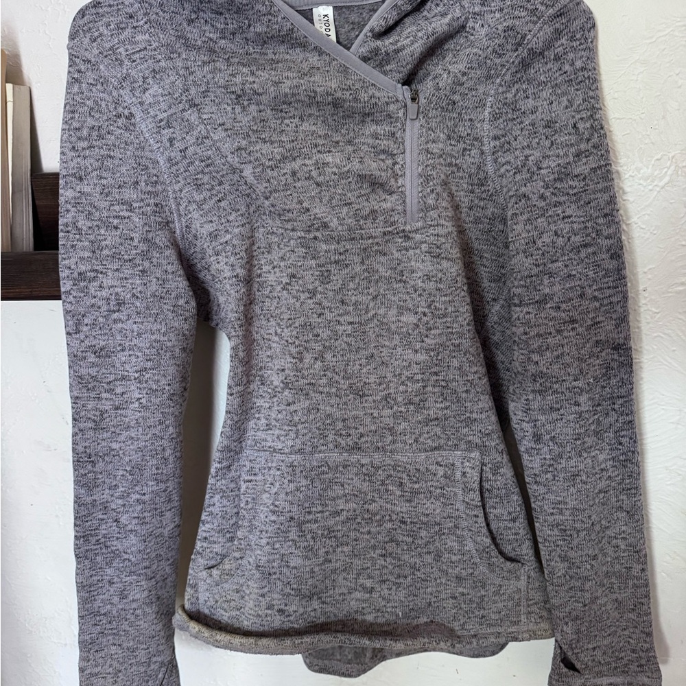 Kyodan Heathered Gray Quarter-Zip Pullover
